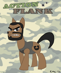 Size: 419x500 | Tagged: safe, artist:blade-zulah, action hank, dexter's laboratory, ponified