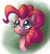 Size: 1494x1611 | Tagged: safe, artist:leadhooves, pinkie pie, earth pony, pony, g4, bust, female, portrait, solo