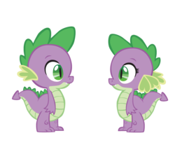 Size: 776x736 | Tagged: safe, artist:trotsworth, spike, dragon, fanfic:on a cross and arrow, g4, barb, female, male, rule 63, self dragondox, self paradox, self ponidox, selfcest, ship:spikebarb, shipping, simple background, straight, transparent background