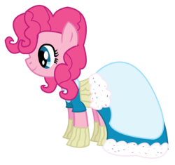 Size: 1960x1840 | Tagged: safe, artist:dragonpony, pinkie pie, g4, clothes, dignified wear, dress, gala dress, simple background, transparent background