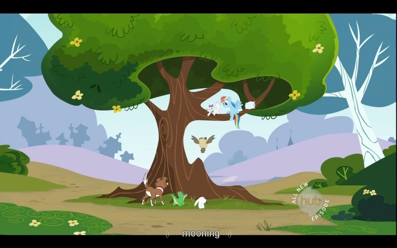Дерево из мультфильма