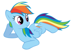 Size: 2276x1658 | Tagged: dead source, safe, artist:sierraex, rainbow dash, pegasus, pony, g4, lesson zero, female, mare, simple background, solo, transparent background, vector