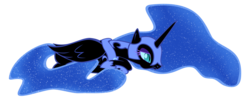 Size: 2000x800 | Tagged: dead source, safe, artist:sierraex, nightmare moon, alicorn, pony, fanfic:past sins, g4, fanfic art, female, mare, nightmare nyx, sad, simple background, solo, transparent background, vector