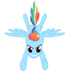 Size: 770x828 | Tagged: safe, artist:diego havoc, rainbow dash, pegasus, pony, g4, female, solo