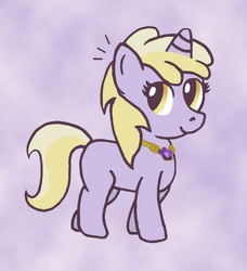 Size: 700x769 | Tagged: safe, artist:gogglesparks, dinky hooves, pony, g4, elements of harmony, female, solo