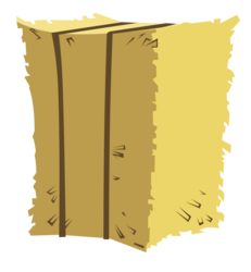 Size: 2647x2866 | Tagged: dead source, safe, artist:sierraex, g4, hay, hay bale, high res, no pony, object, resource, simple background, transparent background, vector