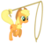 Size: 2551x2500 | Tagged: dead source, safe, artist:sierraex, applejack, earth pony, pony, g4, female, high res, lasso, mare, simple background, solo, transparent background, vector