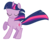 Size: 2507x1996 | Tagged: dead source, safe, artist:sierraex, twilight sparkle, pony, unicorn, g4, eyes closed, female, mare, raised hoof, simple background, solo, transparent background, unicorn twilight, vector, windswept mane