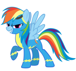 Size: 1600x1513 | Tagged: dead source, safe, artist:sierraex, rainbow dash, pegasus, pony, g4, female, hilarious in hindsight, mare, simple background, solo, transparent background, vector, wonderbolts, wonderbolts uniform