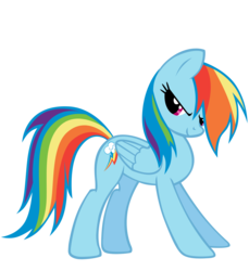 Size: 1926x2107 | Tagged: dead source, safe, artist:sierraex, rainbow dash, pegasus, pony, g4, simple background, solo, transparent background, vector