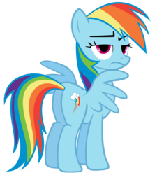 Size: 1926x2136 | Tagged: dead source, safe, artist:sierraex, rainbow dash, pegasus, pony, g4, simple background, transparent background, vector