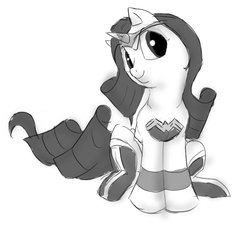 Size: 691x627 | Tagged: artist needed, source needed, safe, rarity, pony, g4, female, grayscale, monochrome, simple background, solo, wonder woman