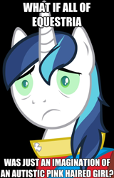 Size: 624x976 | Tagged: safe, shining armor, g4, conspiracy shining armor, exploitable meme, meme, tommy westphall universe