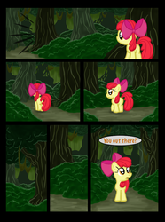 Size: 760x1020 | Tagged: safe, artist:template93, apple bloom, comic:story of the blanks (template93), story of the blanks, g4, color, comic