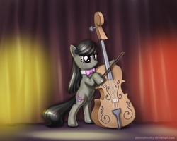 Size: 1000x800 | Tagged: safe, artist:alexmakovsky, octavia melody, earth pony, pony, g4, cello, female, mare, musical instrument, solo