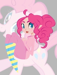 Size: 450x599 | Tagged: safe, artist:rainekitty, pinkie pie, human, g4, female, humanized, skinny, solo, thin