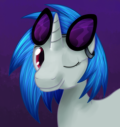 Size: 995x1055 | Tagged: safe, artist:widsithgrey, dj pon-3, vinyl scratch, pony, g4, female, solo