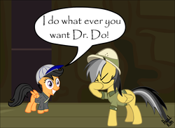 Size: 1100x800 | Tagged: safe, artist:ninjapaul, daring do, g4, scootaround