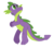 Size: 397x349 | Tagged: safe, artist:c-puff, spike, g4, older, simple background, teenage spike, transparent background