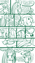 Size: 653x1165 | Tagged: safe, artist:konnykon, flam, flim, queen chrysalis, changeling, changeling queen, g4, comic, female