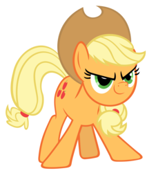 Size: 4000x4417 | Tagged: safe, artist:tzolkine, applejack, earth pony, pony, g4, absurd resolution, female, simple background, solo, transparent background, vector