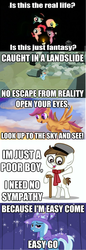 Size: 624x1816 | Tagged: safe, fluttershy, pinkie pie, pipsqueak, rainbow dash, scootaloo, trixie, twilight sparkle, g4, bohemian rhapsody, comic, image macro, queen (band), song in the comments