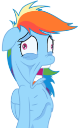 Size: 343x552 | Tagged: safe, artist:skwareblox, rainbow dash, pony, g4, anorexic, emaciated, hungry, ribcage, ribs, simple background, skinny, solo, starvation, thin, transparent background