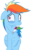 Size: 343x552 | Tagged: safe, artist:skwareblox, rainbow dash, pony, g4, anorexic, emaciated, hungry, ribcage, ribs, simple background, skinny, solo, starvation, thin, transparent background