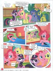 Size: 1200x1600 | Tagged: safe, fluttershy, pinkie pie, twilight sparkle, comic:a bright idea, g4, german comic, official, comic, twilight is a lion