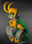 Size: 2826x3969 | Tagged: safe, artist:newvagabond, high res, loki, ponified