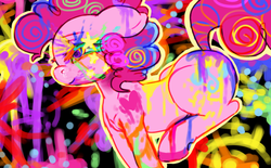 Size: 975x604 | Tagged: safe, artist:colorlesscupcake, pinkie pie, earth pony, pony, g4, colorful, female, solo