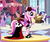 Size: 546x460 | Tagged: safe, princess cadance, rarity, twilight sparkle, alicorn, pony, unicorn, g4, official, alternate hairstyle, clothes, dress, female, flash game, hoof shoes, horn, mare, rarity's wedding dress designer, trio, trio female, unicorn twilight