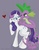 Size: 1700x2185 | Tagged: safe, artist:lolgirlization, rarity, spike, g4, female, interspecies, male, ship:sparity, shipping, straight