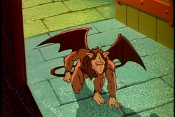 Size: 720x480 | Tagged: safe, screencap, scorpan, gargoyle, g1, rescue at midnight castle