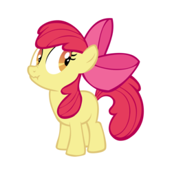 Size: 5000x5000 | Tagged: safe, artist:elviswjr, apple bloom, pony, g4, absurd resolution, female, humor, liarpony, scrunchy face, simple background, solo, transparent background, vector