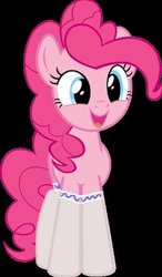 Size: 263x450 | Tagged: safe, edit, pinkie pie, earth pony, pony, g4, black background, clothes, cute, female, mare, simple background, socks, solo