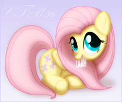 Size: 714x600 | Tagged: safe, artist:ctb-36, fluttershy, pony, g4, ctb-36 is trying to murder us, cute, female, looking at you, mouth hold, note, shyabetes, solo