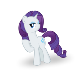 Size: 1400x1400 | Tagged: safe, artist:erthilo, rarity, pony, g4, solo, wink