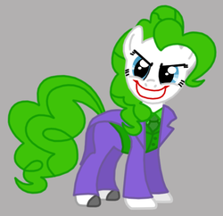 Size: 594x576 | Tagged: safe, artist:death-driver-5000, pinkie pie, g4, batman, crossover, pinkie joker, the joker