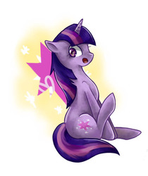 Size: 577x688 | Tagged: safe, artist:greyradian, twilight sparkle, pony, unicorn, g4, abstract background, female, mare, open mouth, solo
