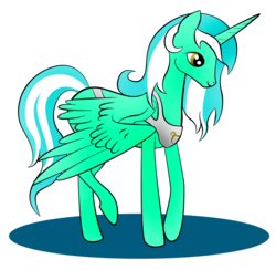 Size: 1864x1816 | Tagged: safe, artist:zomgitsalaura, lyra heartstrings, alicorn, pony, g4, alicornified, female, lyracorn, race swap, simple background, solo, transparent background, vector