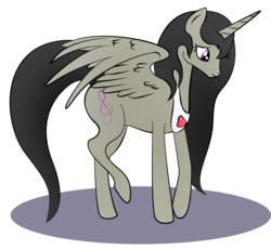 Size: 2000x1836 | Tagged: safe, artist:zomgitsalaura, octavia melody, alicorn, pony, g4, alicornified, female, octacorn, race swap, simple background, solo, transparent background, vector