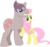 Size: 900x850 | Tagged: safe, artist:adcoon, fluttershy, hamster, pegasus, pony, g4, :3, baldur's gate, bipedal, boo, crossover, dungeons and dragons, female, glare, gritted teeth, hug, mare, minsc, open mouth, ponified, show accurate, simple background, transparent background, vector, worried