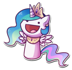 Size: 600x582 | Tagged: dead source, safe, artist:ufocookiez, princess celestia, alicorn, pony, g4, bust, female, mare, simple background, solo, transparent background