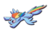 Size: 613x398 | Tagged: safe, artist:ufocookiez, rainbow dash, pony, g4, female, simple background, solo, transparent background