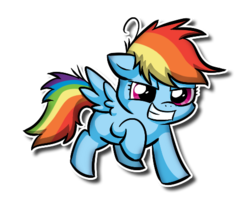 Size: 490x418 | Tagged: safe, artist:ufocookiez, rainbow dash, pony, g4, female, filly, filly rainbow dash, simple background, solo, transparent background