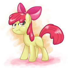 Size: 942x872 | Tagged: safe, artist:ufocookiez, apple bloom, earth pony, pony, g4, female, solo