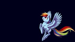 Size: 1920x1080 | Tagged: dead source, safe, artist:mythologica, rainbow dash, pony, g4, female, solo, wallpaper