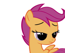 Size: 414x336 | Tagged: safe, artist:xn-d, scootaloo, pony, g4, female, simple background, solo, svg, transparent background, vector