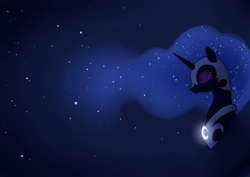 Size: 2912x2059 | Tagged: safe, artist:apple-cake, nightmare moon, alicorn, pony, g4, bust, eyes closed, female, profile, solo